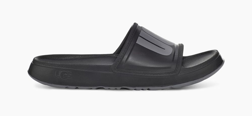 Ugg Slide Mens - Ugg Wilcox Black - 501JAOUBY